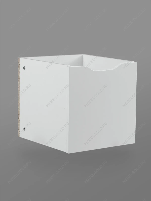 Модуль с дверцей для стеллажа ФОРА, 33х33х37, белый | изображение 1