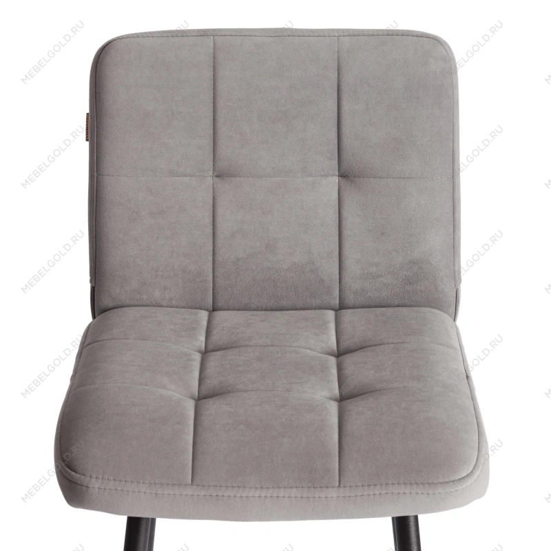 Барный стул Medeo/Медео, велюр, серый, 29, 45х56х113 см | изображение 5