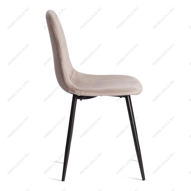 Стул BREEZE (mod. 4724), Велюр/металл, 44 х 53 х 87 см, Coffee (кофейный) HLR9 / черный | изображение 1