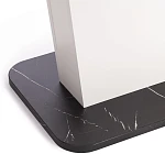 Стол обеденный GENT, ЛДСП, 110-145x68,6x75,5 см, Мрамор Блэк Роял/Белый | изображение 13