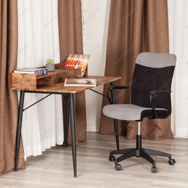 Кресло FLY, флок, серый/черный, 29/35 | изображение 11