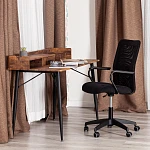 Кресло STAFF, флок/ткань, черный, 35/W-11 | изображение 11