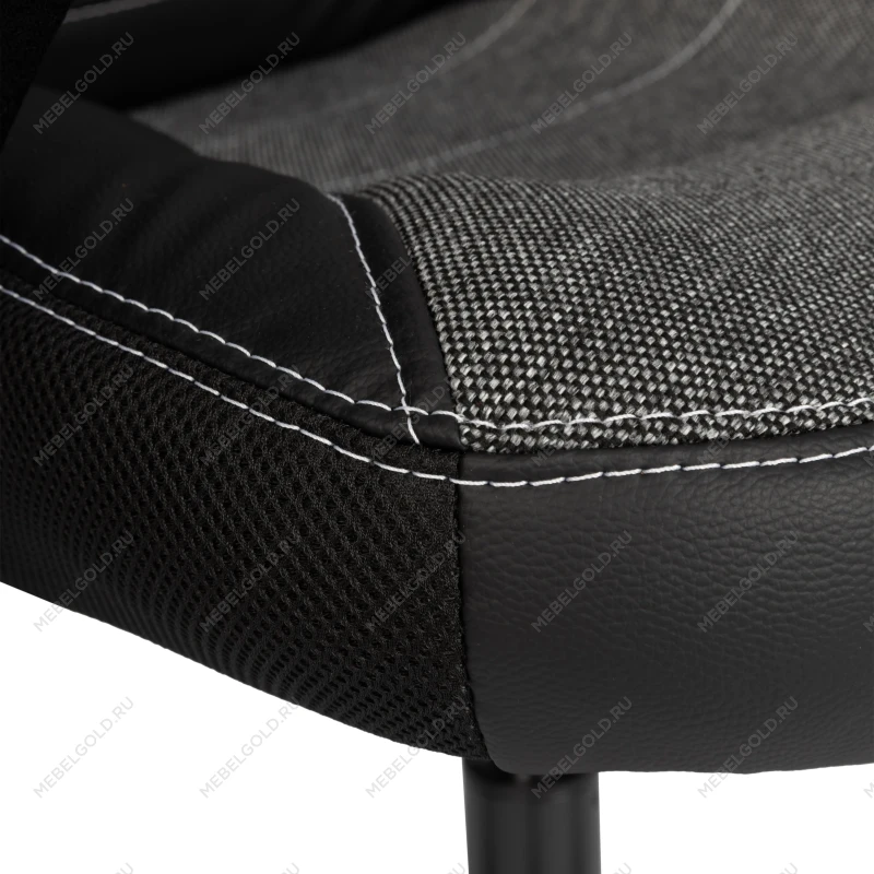 Кресло INTER (24), кож/зам/ткань, черный/серый, 36-6/207/TW-12/TW-11 | изображение 6