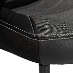 Кресло INTER (24), кож/зам/ткань, черный/серый, 36-6/207/TW-12/TW-11 | изображение 6