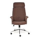 Кресло CHARM, флок, коричневый, 6 | изображение 1