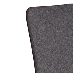 Стул обеденный La Rousse, NEW, ткань рогожка, тёмно-серый, F68, 45х55х93 см | изображение 7