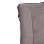 Стул обеденный Bari, LT, флок, серый/черный, 29, 41х55х89 см | изображение 8