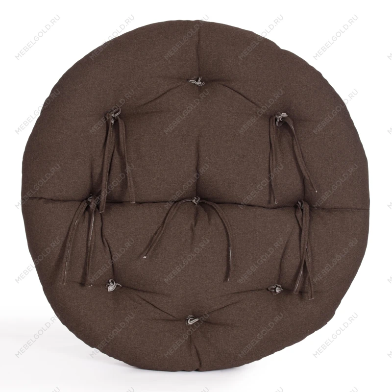 Кресло CLOUDE HOME, рогожка/металл, 97х98х90-96см, коричневый, 3М7-147 | изображение 7