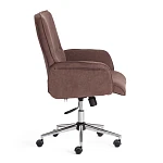 Кресло YORK, флок, коричневый, 6 | изображение 1