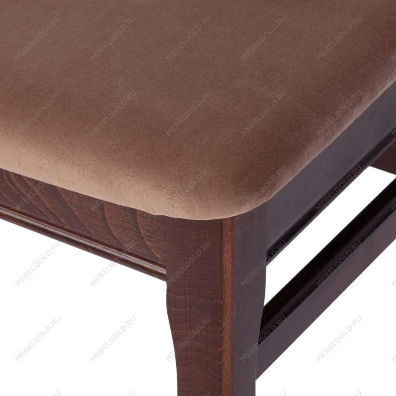 Стул DOLCE мягкое сидение, бук, 40х46х100см, Tobacco, велюр, Tenerife mocca | изображение 6