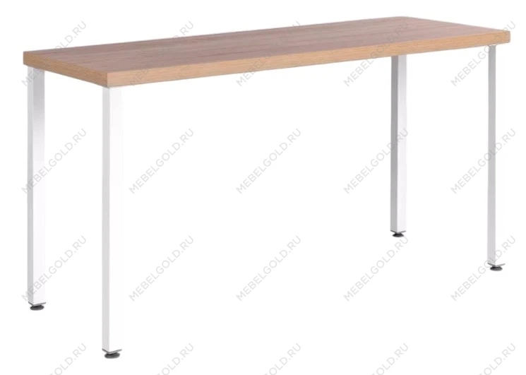 Центральный склад - ИНГАР стол письменный ИКЕА / IKEA 2/ТТ 140x75x55, дуб беленый/белый