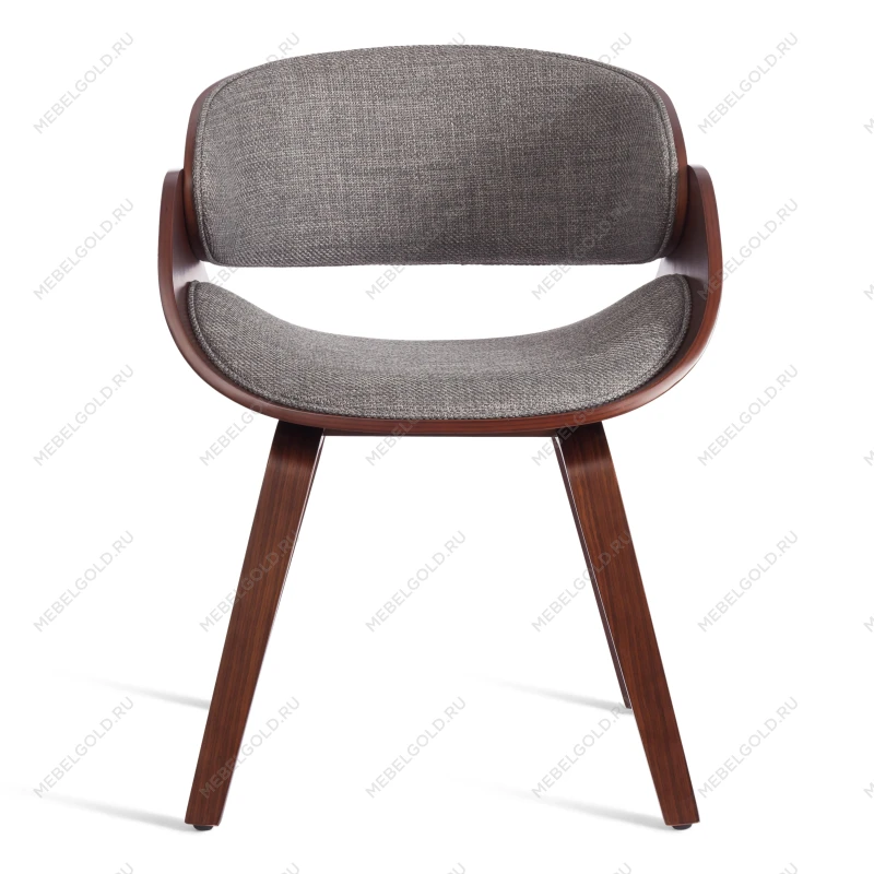 Стул LANDO (mod.8036), дерево / ткань, 59х53х75 см, орех/серый, Aimcasa 28 | изображение 4