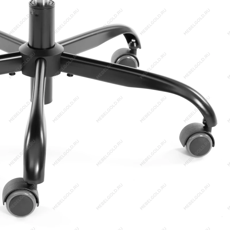 Кресло Cambridge metalBL, кож/зам/ткань, черный/черный, 36-6/11 | изображение 13