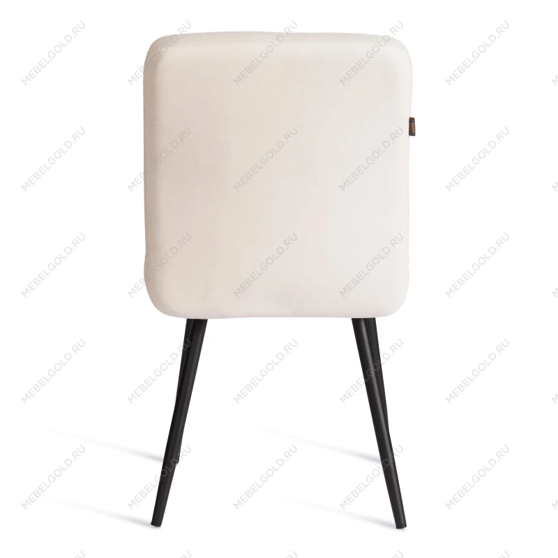 Стул обеденный Medeo, LT, флок, молочный/черный, 4, 45х56х89 см | изображение 3