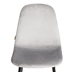 Стул BREEZE (mod. JSC-58), Велюр/металл, 44 х 53 х 86 см, grey (серый) HLR 19 / черный | изображение 5