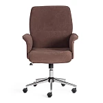 Кресло YORK, флок, коричневый, 6 | изображение 4