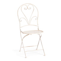 Стул Love Chair (PL08-11140), стальной сплав, античный белый, 40х47,5х94 см