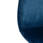 Стул BREEZE (mod. 4724), Велюр/металл, 44 х 53 х 87 см, Blue (синий) HLR63 / черный | изображение 6