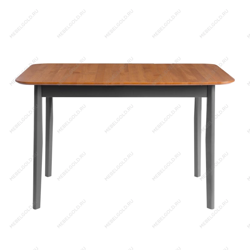 Стол Соната Люкс/Sonata Lux table, 120х75х75 см, массив сосны, антик /графит, 120х75х75 см | изображение 1