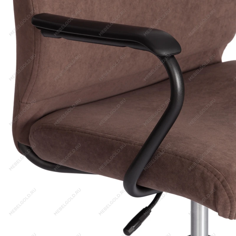 Кресло BENEFIT, флок, коричневый, 6 | изображение 7