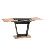 Стол обеденный FOX раздвижной, ЛДСП, 68.6x110-145x75 см, Дуб артисан/Графит | изображение 5