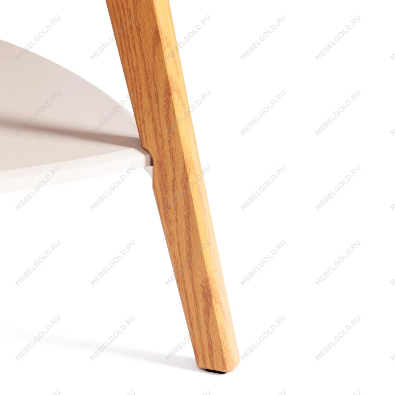 Журнальный стол RIO, мдф, 65х65х50 см, крем/дуб светлый | изображение 4