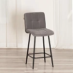 Полубарный стул Medeo/Медео, велюр, серый, 29, 42х56х102 см | изображение 13