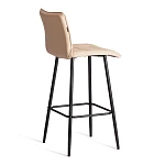 Барный стул Bari/Бари, экокожа, бежевый, 45х56х110 см | изображение 2