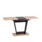 Стол обеденный FOX раздвижной, ЛДСП, 68.6x110-145x75 см, Дуб артисан/Графит | изображение 7