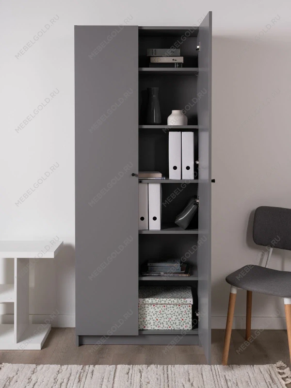 Стеллаж Варма Стэнд 78х198х28, серый | изображение 4