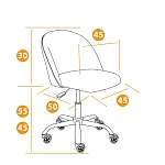 Кресло MELODY, флок, бордовый, 10 | изображение 11