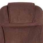 Кресло BERGAMO хром (22), флок, коричневый, 6 | изображение 7