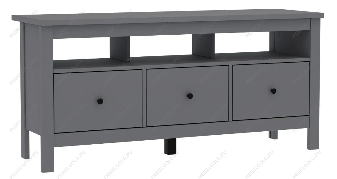 САГА тумба 3 ящика серая