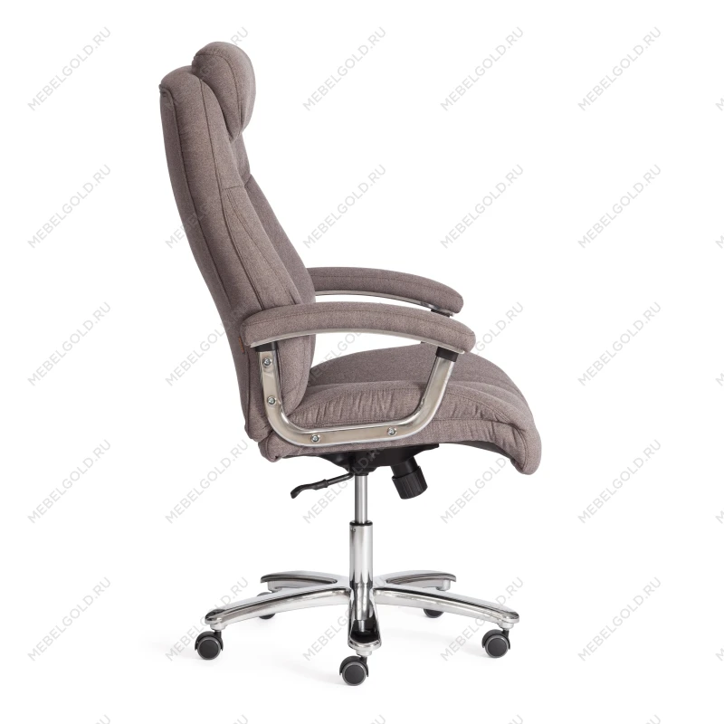 Кресло Trust (max), ткань рогожка Nice, мокко (серо-бежевая) | изображение 1