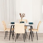 Стул обеденный Bari, LT, экокожа, бежевая, 41х55х89 см | изображение 10