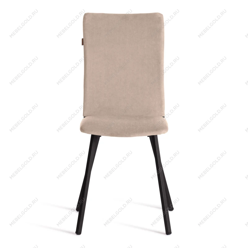Стул обеденный La Rousse, флок, бежевый/черный, 7, 49х50х93 | изображение 3