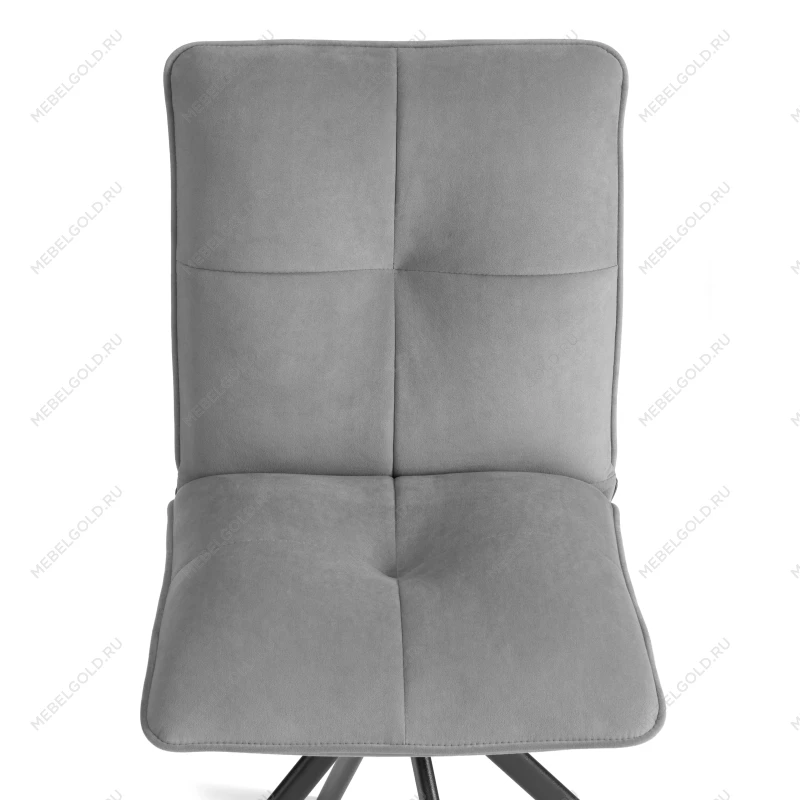 Стул обеденный Sweet, поворотный механизм 360, велюр, серый, 29 | изображение 6