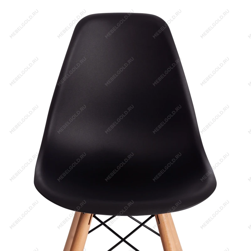 Стул барный Cindy Bar Chair (mod. 80-1), дерево бук/металл/пластик, 50 х 51 х 109 см, Black (Черный) 3010/ натуральный | изображение 5