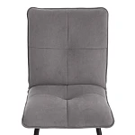 Стул обеденный Sweet, флок, серый/черный, 29, 46х55х88 | изображение 5